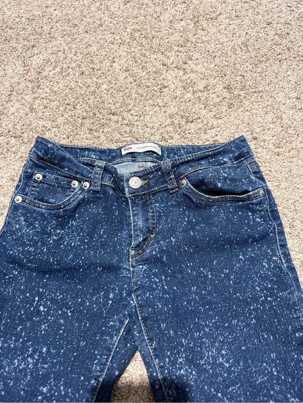 Girls Youth Levi’s 710 Super Skinny Jeans Size 14 Regular - Picture 2 of 6